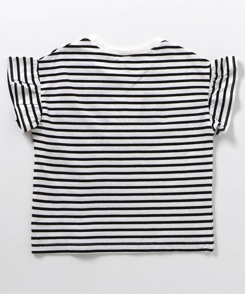 apres les cours（アプレレクール）の「【WEB限定】袖フリルTシャツ（Tシャツ/カットソー・キッズ・その他2/チャコール/サックスブルー/アイボリー/オフホワイト・80/90/100/110/120/130/140）」の19枚目の写真