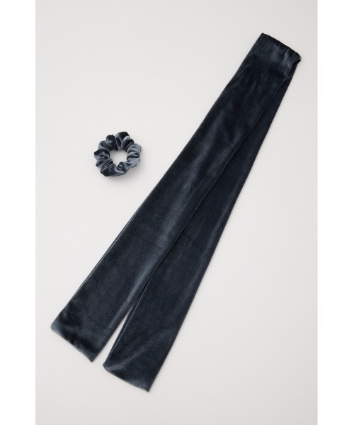 rienda（リエンダ）の「マルチビッグベロアロープ（ヘアゴム・レディース・ブラック/ブルー/グレー・FREE）」の8枚目の写真