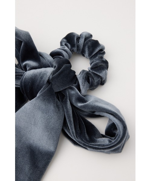 rienda（リエンダ）の「マルチビッグベロアロープ（ヘアゴム・レディース・ブラック/ブルー/グレー・FREE）」の5枚目の写真