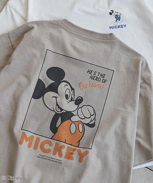 Disney（ディズニー）の「coen限定／Disney（ディズニー）バックプリントTシャツ（Tシャツ/カットソー・メンズ・ホワイト/ベージュ/ブラック・L/XL/S/M）」の3枚目の写真