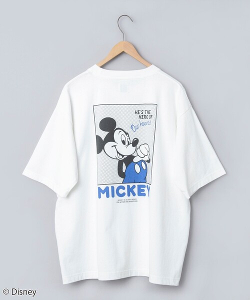 Disney（ディズニー）の「coen限定／Disney（ディズニー）バックプリントTシャツ（Tシャツ/カットソー・メンズ・ホワイト/ベージュ/ブラック・L/XL/S/M）」の7枚目の写真