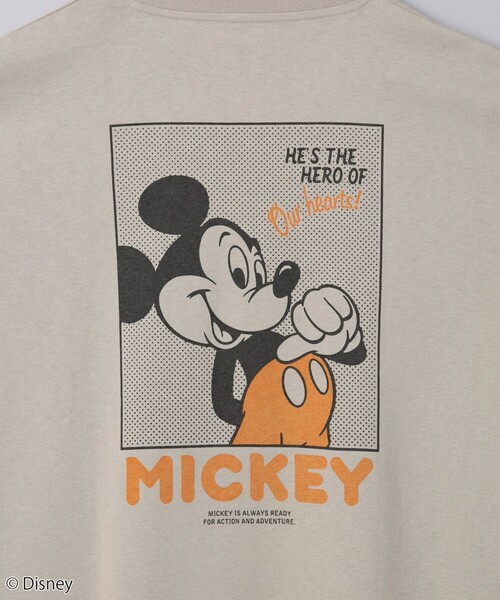 Disney（ディズニー）の「coen限定／Disney（ディズニー）バックプリントTシャツ（Tシャツ/カットソー・メンズ・ホワイト/ベージュ/ブラック・L/XL/S/M）」の17枚目の写真