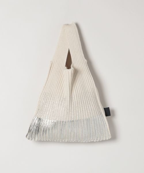 JEANASIS（ジーナシス）の「ポーチツキハクニットトート/140273（トートバッグ・レディース・ブラック系その他/ホワイト系その他・FREE）」の5枚目の写真