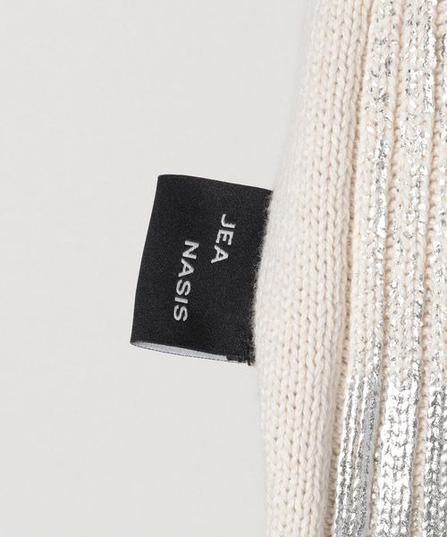 JEANASIS（ジーナシス）の「ポーチツキハクニットトート/140273（トートバッグ・レディース・ブラック系その他/ホワイト系その他・FREE）」の7枚目の写真