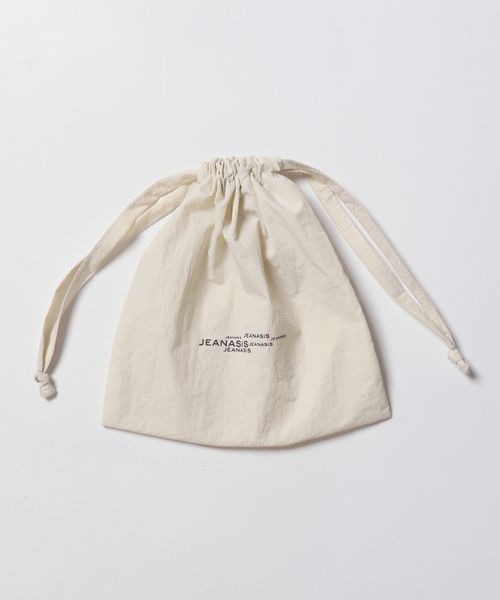 JEANASIS（ジーナシス）の「ポーチツキハクニットトート/140273（トートバッグ・レディース・ブラック系その他/ホワイト系その他・FREE）」の8枚目の写真