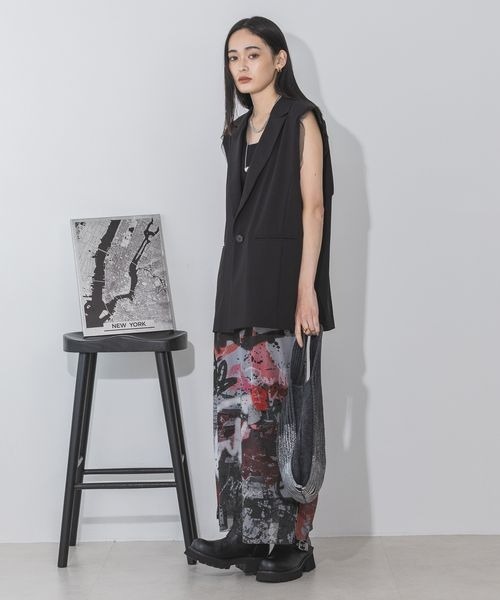 JEANASIS（ジーナシス）の「ポーチツキハクニットトート/140273（トートバッグ・レディース・ブラック系その他/ホワイト系その他・FREE）」の18枚目の写真