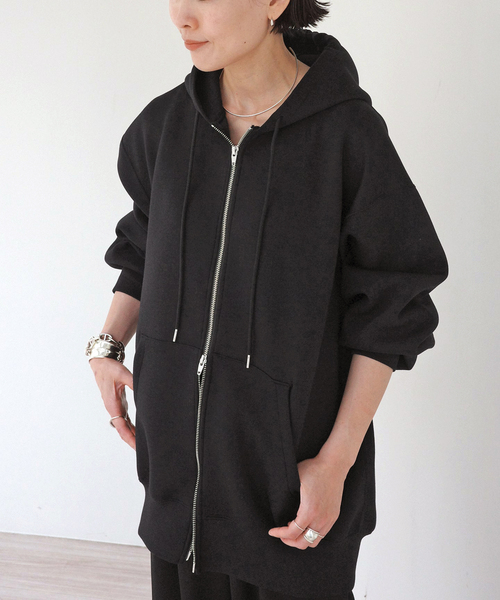 AP STUDIO（エーピーストゥディオ）の「TR DBR ビッグパーカー（パーカー・レディース・ブラック・FREE）」の8枚目の写真