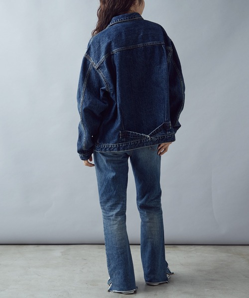 ai no de(アイノデ)の「【ai no de】utano 箔Gジャン(ブルゾン・レディース・ネイビー・LARGE)」の12枚目の写真