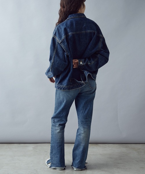 ai no de(アイノデ)の「【ai no de】utano 箔Gジャン(ブルゾン・レディース・ネイビー・LARGE)」の13枚目の写真