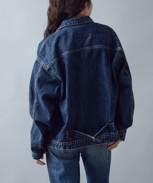 ai no de(アイノデ)の「【ai no de】utano 箔Gジャン(ブルゾン・レディース・ネイビー・LARGE)」の8枚目の写真