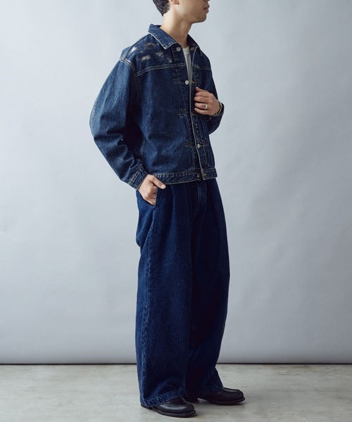 ai no de(アイノデ)の「【ai no de】utano 箔Gジャン(ブルゾン・レディース・ネイビー・LARGE)」の18枚目の写真