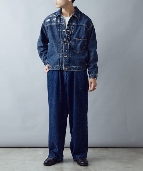 ai no de(アイノデ)の「【ai no de】utano 箔Gジャン(ブルゾン・レディース・ネイビー・LARGE)」の16枚目の写真