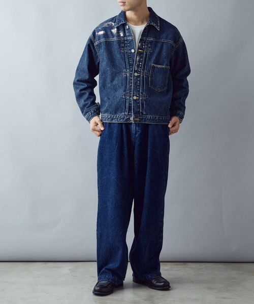 ai no de(アイノデ)の「【ai no de】utano 箔Gジャン(ブルゾン・レディース・ネイビー・LARGE)」の20枚目の写真