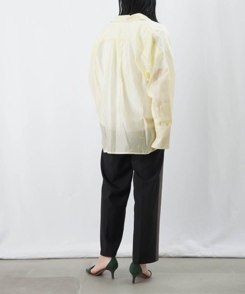 LUCA/LADY LUCK LUCA（ルカ/レディラックルカ）の「LC/LLL ラインタックパンツ（その他パンツ・レディース・ブラック/グレイッシュベージュ・36/38）」の7枚目の写真