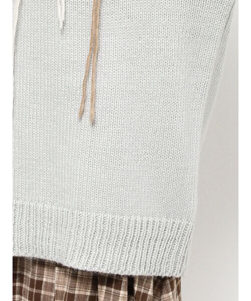 merry jenny(メリージェニー)の「vintage like dogニット / ヴィンテージライクドックニット(ニット/セーター・レディース・ライトブルー/ブラック/アイボリー・FREE)」の9枚目の写真