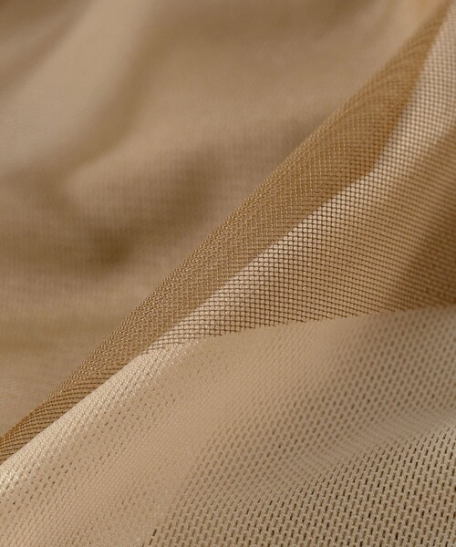 Ray BEAMS（レイビームス）の「RBS / チュール アシメ ギャザー トップス（Tシャツ/カットソー・レディース・ブラウン系その他5/ブラック・ONE SIZE）」の22枚目の写真