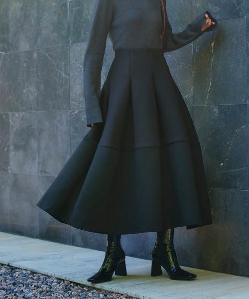 ストレッチ ｜ 選べるシルエット・丈 ボンディング ボリューム 美脚