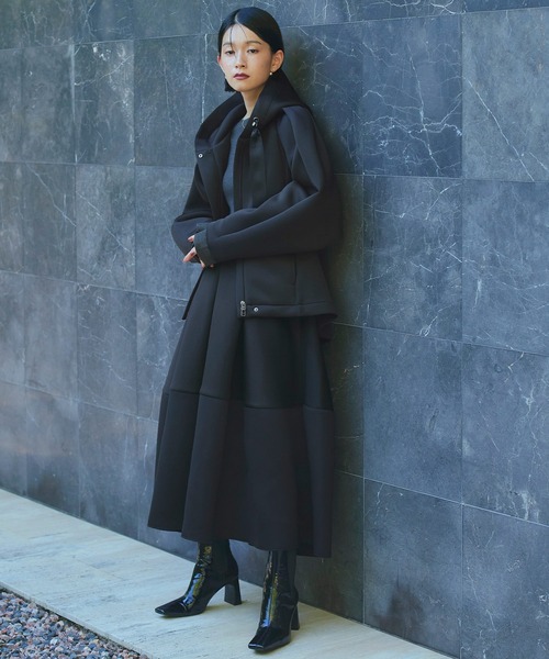 ストレッチ ｜ 選べるシルエット・丈 ボンディング ボリューム 美脚