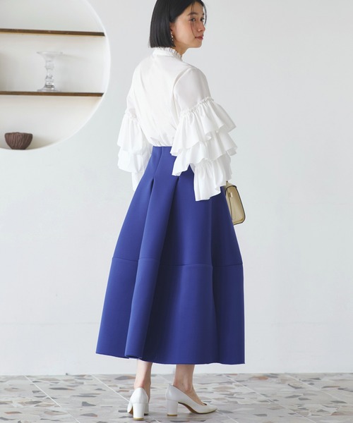 ストレッチ ｜ 選べるシルエット・丈 ボンディング ボリューム 美脚