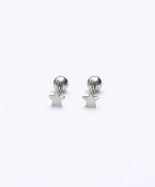 tone(トーン)の「【Peony/ピオニー】/サージカルステンレス シンプルスターピアス(ピアス(両耳用)・レディース・シルバー/ゴールド/ピンクゴールド・FREE)」の4枚目の写真