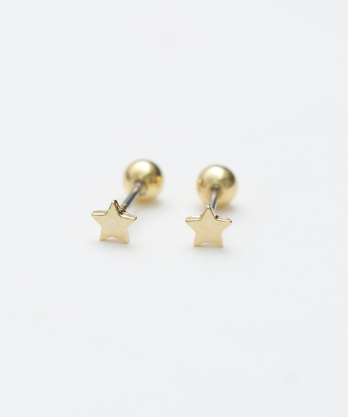 tone(トーン)の「【Peony/ピオニー】/サージカルステンレス シンプルスターピアス(ピアス(両耳用)・レディース・シルバー/ゴールド/ピンクゴールド・FREE)」の5枚目の写真