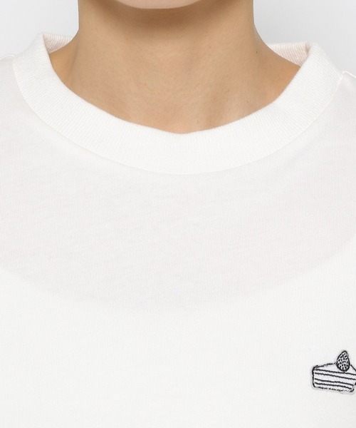 ALAND（エーランド）の「【UNISEX】ALAND×2DCAFE／2DケーキワッペンT（Tシャツ/カットソー・レディース・ホワイト/ブラック・FREE）」の10枚目の写真