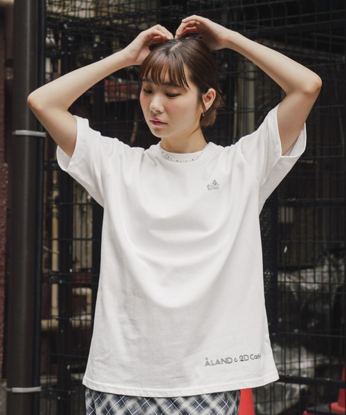 ALAND（エーランド）の「【UNISEX】ALAND×2DCAFE／2DケーキワッペンT（Tシャツ/カットソー・レディース・ホワイト/ブラック・FREE）」の20枚目の写真