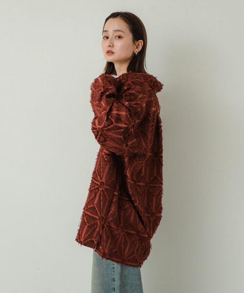 SENSE OF PLACE by URBAN RESEARCH（センスオブプレイスバイアーバンリサーチ）の「フリンジジャガードレギュラーカラーシャツ（シャツ/ブラウス・メンズ・レッド/カーキ/ライトブルー・MEDIUM/LARGE）」の17枚目の写真