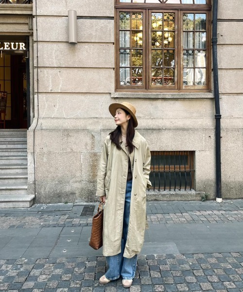 未使用級✨セオリー トレンチコート ロング丈 キルティングライナー ベージュ S Theoryのフリマアイテム一覧