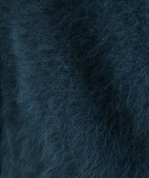 qualite（カリテ）の「ラクーンフォックスニットジレ（ベスト・レディース・グレー/ダークグリーン・フリー）」の18枚目の写真