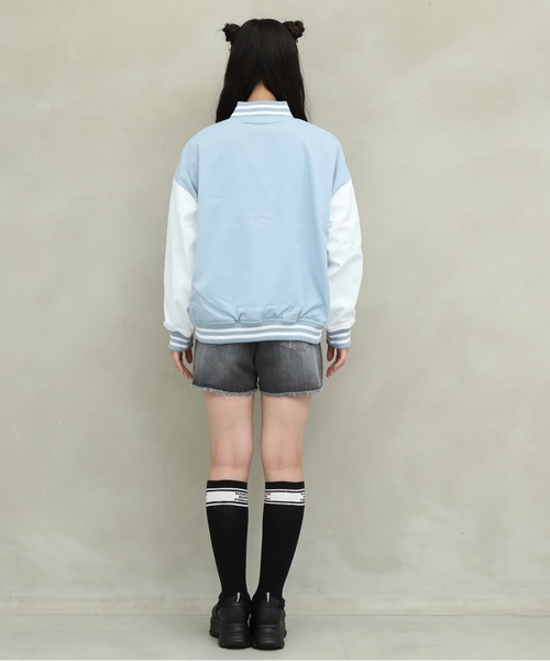 PINKHUNT（ピンクハント）の「PINKHUNT ピンクハント スタジャン 9884K（ダウンジャケット/コート・キッズ・ブラック/スカイブルー系1・150cm/120cm/130cm/140cm/160cm）」の6枚目の写真