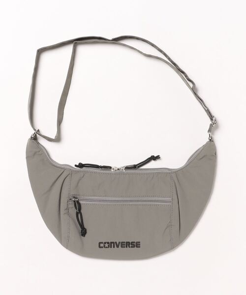 CONVERSE（コンバース）の「CONVERSE/コンバース　BANANA SHOULDER BAG（ショルダーバッグ・メンズ・ブラック/アイボリー/杢グレー・ONE SIZE）」の14枚目の写真