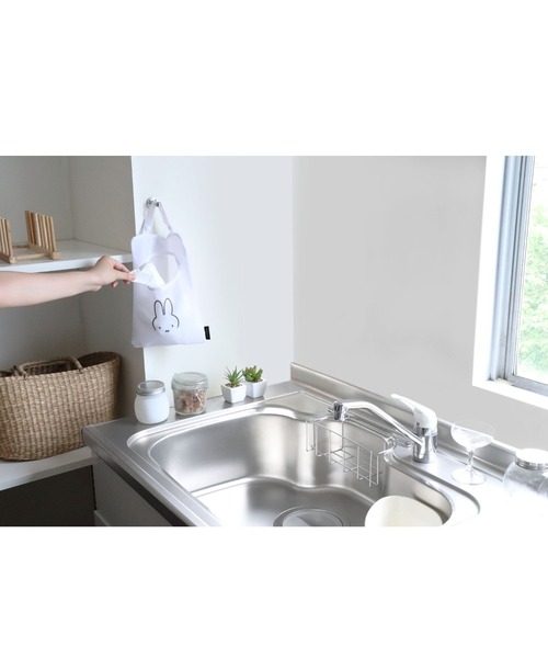 ミッフィー ピンチ収納バッグ 顔だけミッフィー OKTO（収納グッズ