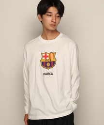 【FC BARCELONA】FCバルセロナ クレスト アンド バルサ ロングスリーブ