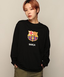 【FC BARCELONA】FCバルセロナ クレスト アンド バルサ ロングスリーブ