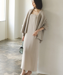 Noble | コンパクトサテンギャザーキャミワンピース(ワンピース)