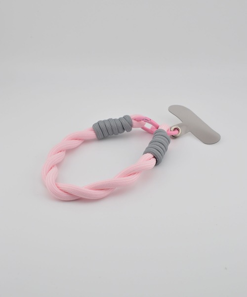 BROTHERHOOD（ブラザーフッド）の「【eY】ツイスト コンビ コード スマホ リスト ストラップ（スマホグッズ・レディース・オレンジ系その他/ライトピンク/パープル系その他/イエロー系その他/A/E/D/C/B/ブラック/イエロー系その他2/F/G/H/I/パープル・FREE）」の6枚目の写真