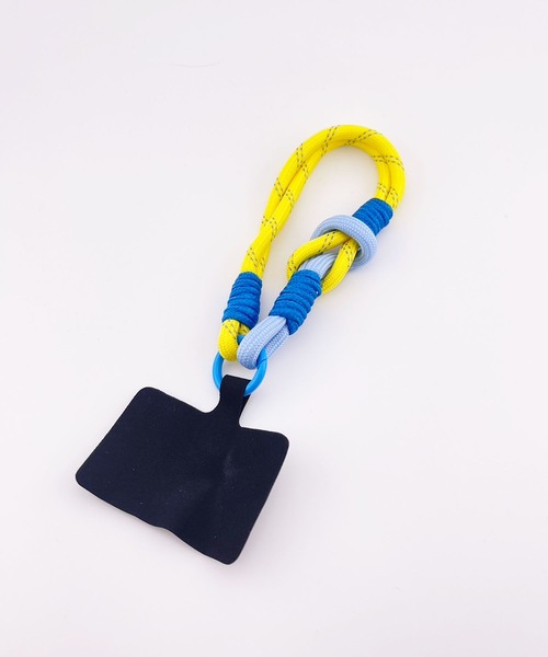 BROTHERHOOD（ブラザーフッド）の「【eY】ツイスト コンビ コード スマホ リスト ストラップ（スマホグッズ・レディース・オレンジ系その他/ライトピンク/パープル系その他/イエロー系その他/A/E/D/C/B/ブラック/イエロー系その他2/F/G/H/I/パープル・FREE）」の13枚目の写真