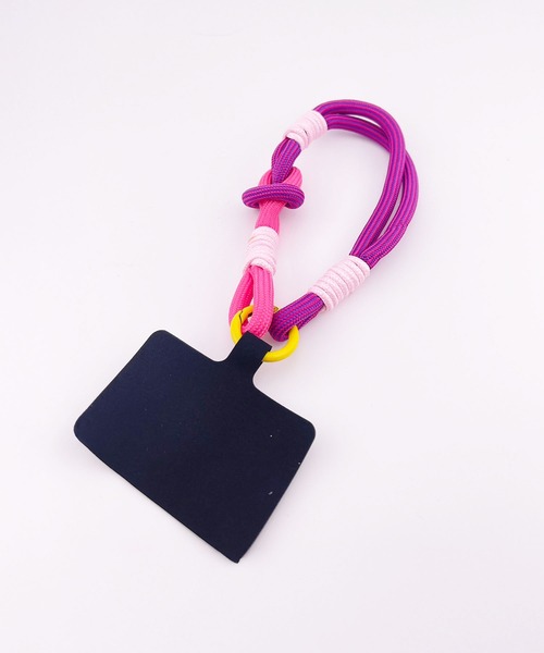 BROTHERHOOD（ブラザーフッド）の「【eY】ツイスト コンビ コード スマホ リスト ストラップ（スマホグッズ・レディース・オレンジ系その他/ライトピンク/パープル系その他/イエロー系その他/A/E/D/C/B/ブラック/イエロー系その他2/F/G/H/I/パープル・FREE）」の15枚目の写真