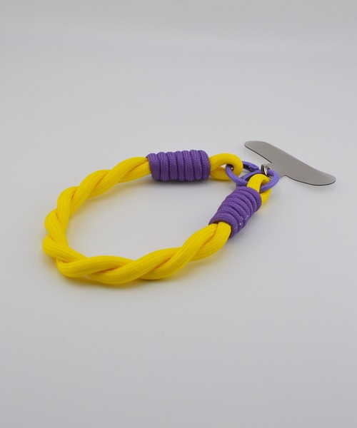 BROTHERHOOD（ブラザーフッド）の「【eY】ツイスト コンビ コード スマホ リスト ストラップ（スマホグッズ・レディース・オレンジ系その他/ライトピンク/パープル系その他/イエロー系その他/A/E/D/C/B/ブラック/イエロー系その他2/F/G/H/I/パープル・FREE）」の21枚目の写真