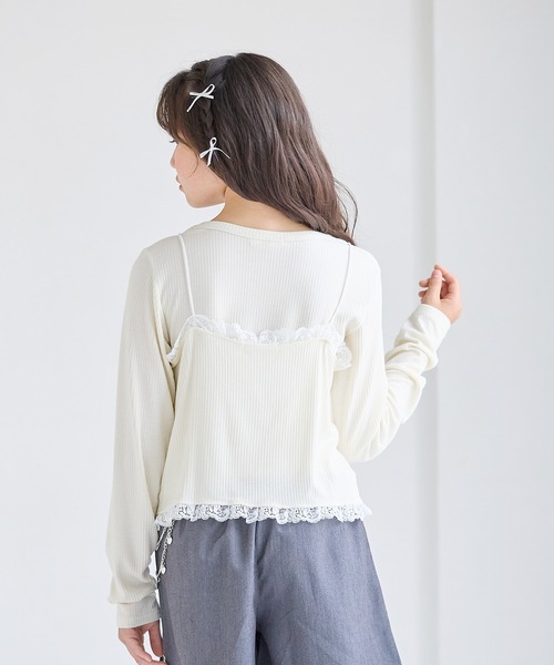 セール】レースキャミセットアップ（カーディガン/ボレロ