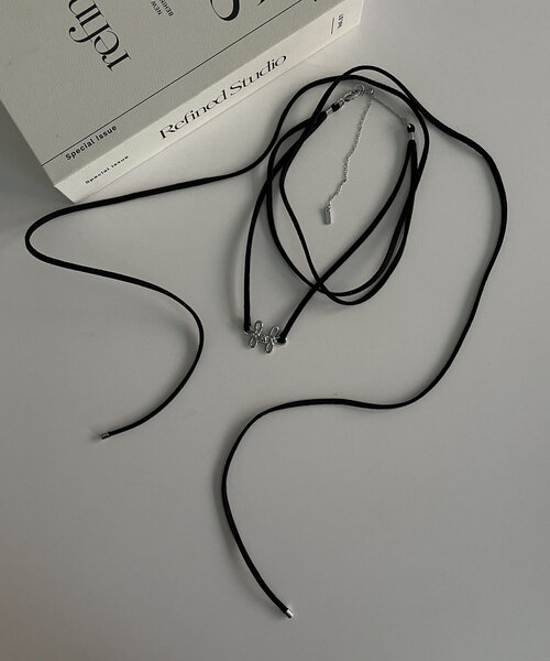 GOLDY(ゴールディ)の「〈GOLDY/ゴールディ〉リボンチョーカー(ネックレス・レディース・シルバー/ゴールド・FREE)」の4枚目の写真