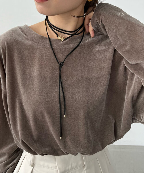 GOLDY(ゴールディ)の「〈GOLDY/ゴールディ〉リボンチョーカー(ネックレス・レディース・シルバー/ゴールド・FREE)」の7枚目の写真