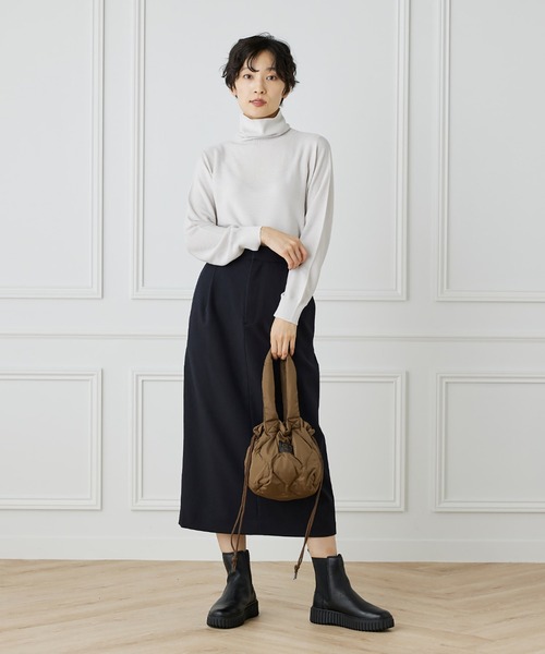 TAION（タイオン）の「2wayダウントートバッグ《TAION》（トートバッグ・レディース・グリーン/ネイビー/チャコールグレー/ブラウン/パープル・フリー）」の14枚目の写真