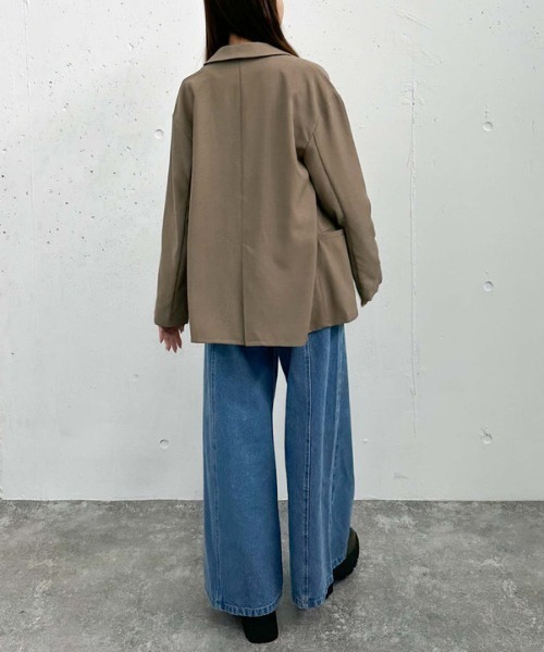 archives（アルシーヴ）の「【セットアップ対応】ダブルテーラードジャケット（テーラードジャケット・レディース・アイボリー/ブラック/モカ・MEDIUM）」の10枚目の写真