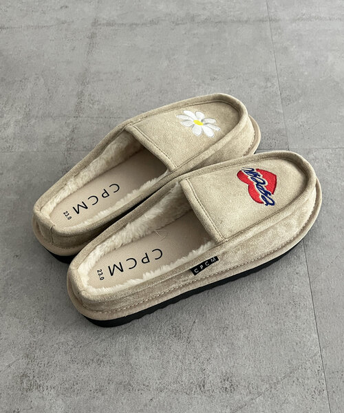 CPCM（シーピーシーエム）の「刺繍スライドモカシンサンダル（サンダル・レディース・ブラック/ベージュ・39/40/41/42）」の21枚目の写真