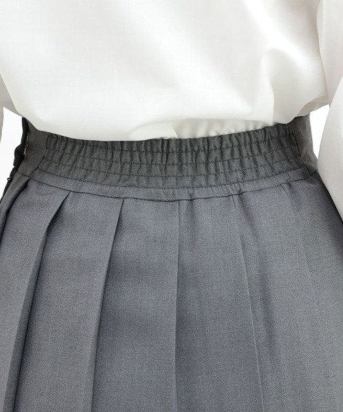 F i.n.t(フィント)の「別珍使い太プリーツスカート/fint(スカート・レディース・ブラウン/グレー・FREE)」の22枚目の写真