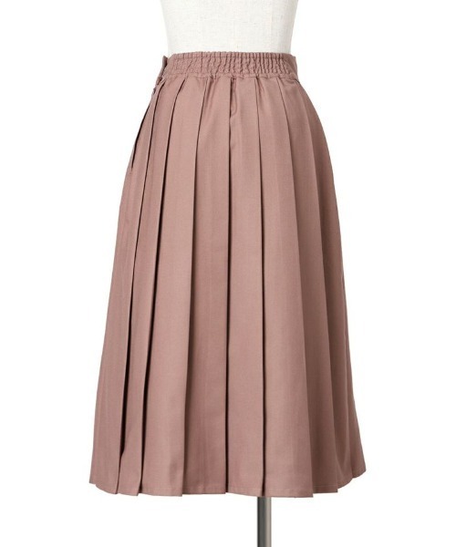 F i.n.t(フィント)の「別珍使い太プリーツスカート/fint(スカート・レディース・ブラウン/グレー・FREE)」の9枚目の写真