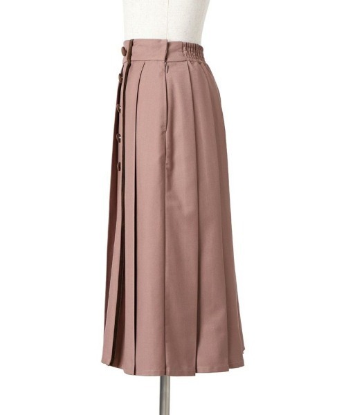 F i.n.t(フィント)の「別珍使い太プリーツスカート/fint(スカート・レディース・ブラウン/グレー・FREE)」の10枚目の写真