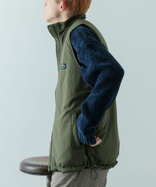 ITEMS URBANRESEARCH（アイテムズ アーバンリサーチ）の「『XLサイズあり』『セットアップ対応』撥水 ナイロングログラン 中綿ベスト（ダウンベスト・メンズ・ブラック/カーキ/ベージュ・MEDIUM/LARGE/X-LARGE）」の8枚目の写真